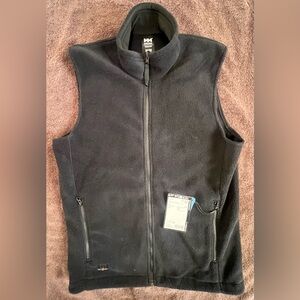 Helly Hansen Black Fleece Vest. Men’s Size Med. Custom “Crown Royal” embroidery.
